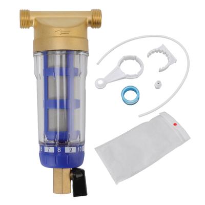 Zyklon Sedimentation Wasserfilter G1/2in Rückspülung Reinem Kupfer Ganze Haus Wasserfilter für