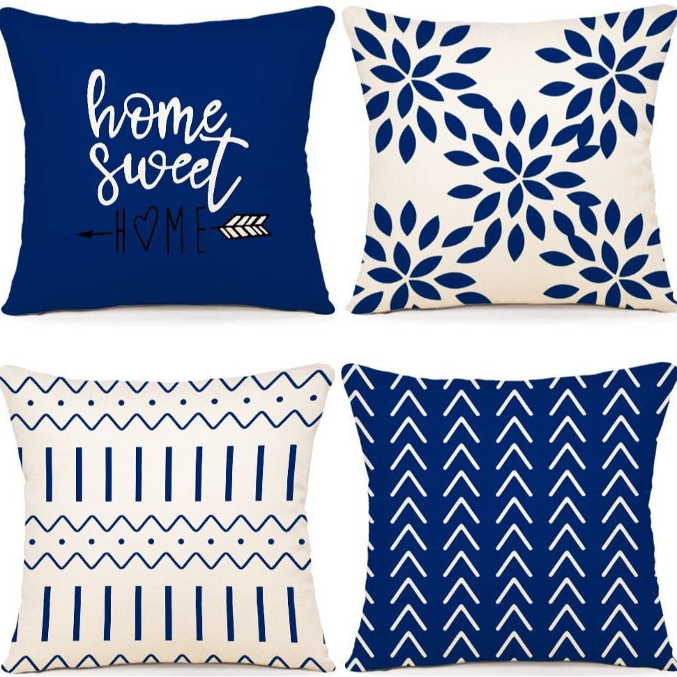 Linear Modern Simple Pillow Case Geometric Style Pillow Case Sofa Cushion Pillow Household Products