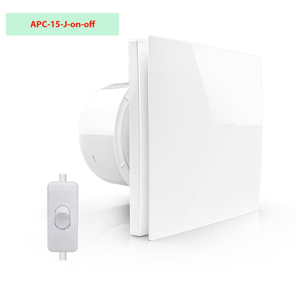 KCvents Ventilation Fan With Backdraft Damper and Remote Control For Bathroom Room Kitchen Wall Mount Home ECO Friendly 4/6in