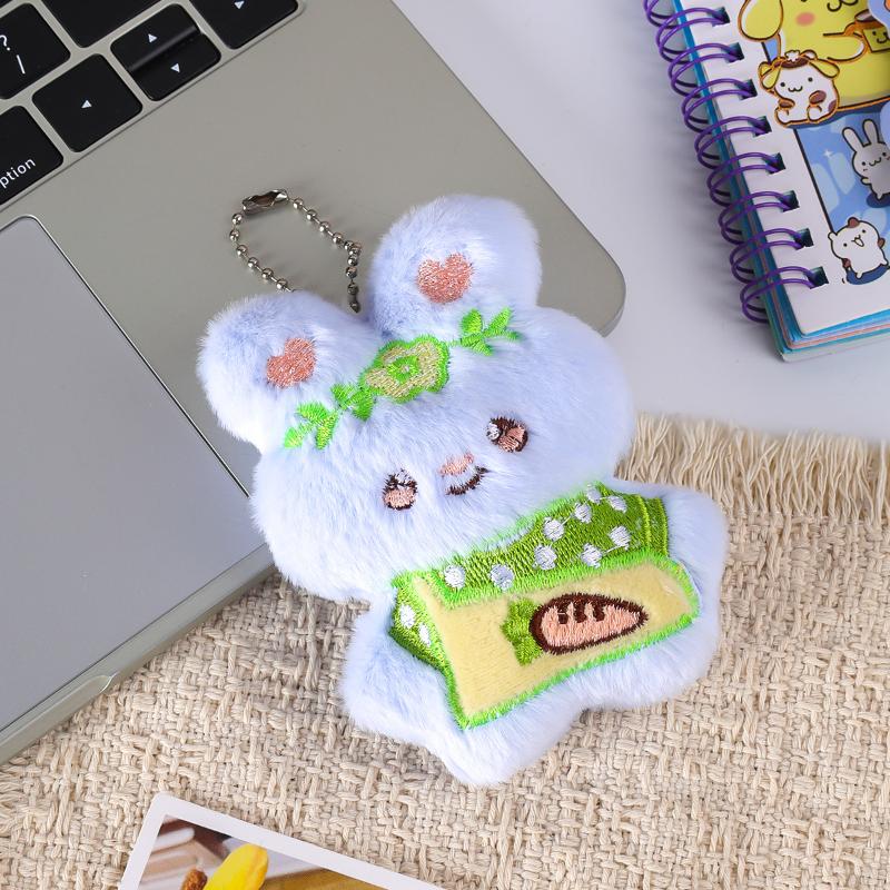 Cute Plush Cat Doll Pendant Girl Backpack Doll Pendant Couple Bag Keychain Decorative Gift
