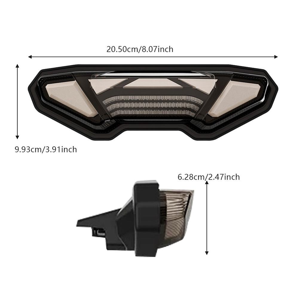 1PCMotorcycle Accessories Refit Waterproof High-lighted LED Taillights Portable for Yamaha MT 09 10 Tracer 900 GT FJ 09 FZ 09 10