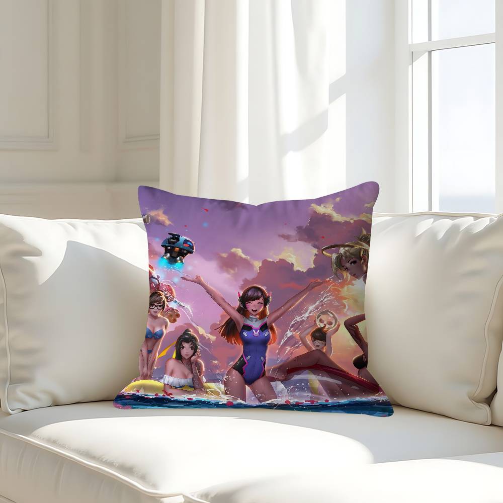 Game O-Overwatch Pillow Cover Design Cushion Cover Decor Holiday Decorati