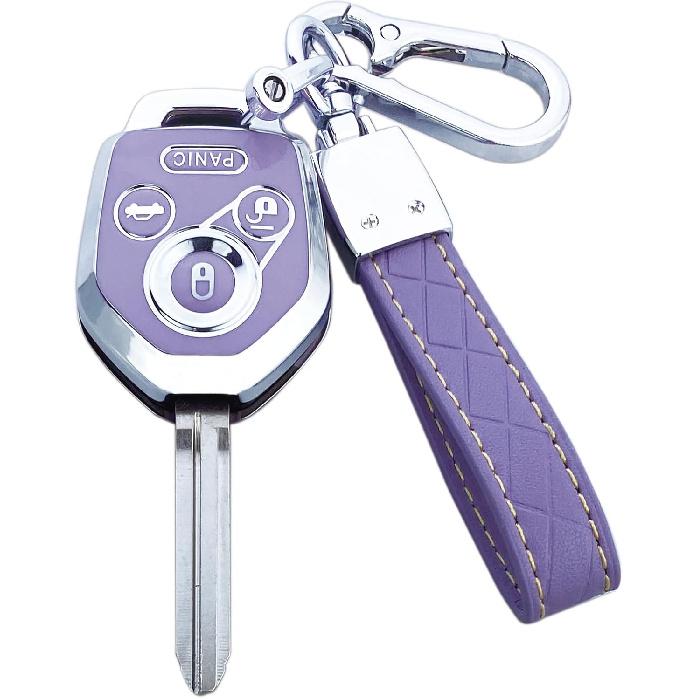 Key Fob Cover Case Compatible with Subaru 2008- Ascent BRZ Crosstrek Forester Impreza Legacy Accessories