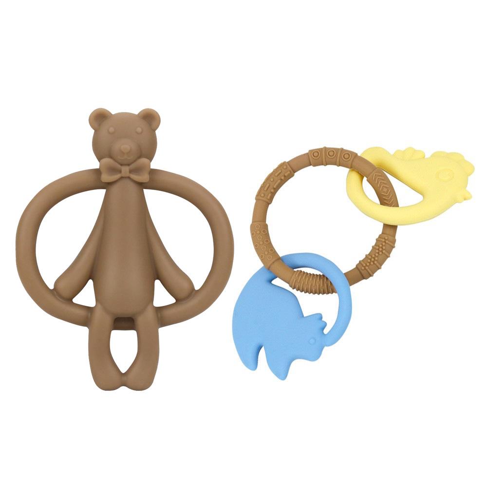 Silicone Teether Remote Control Toy for Babies 6+ Months