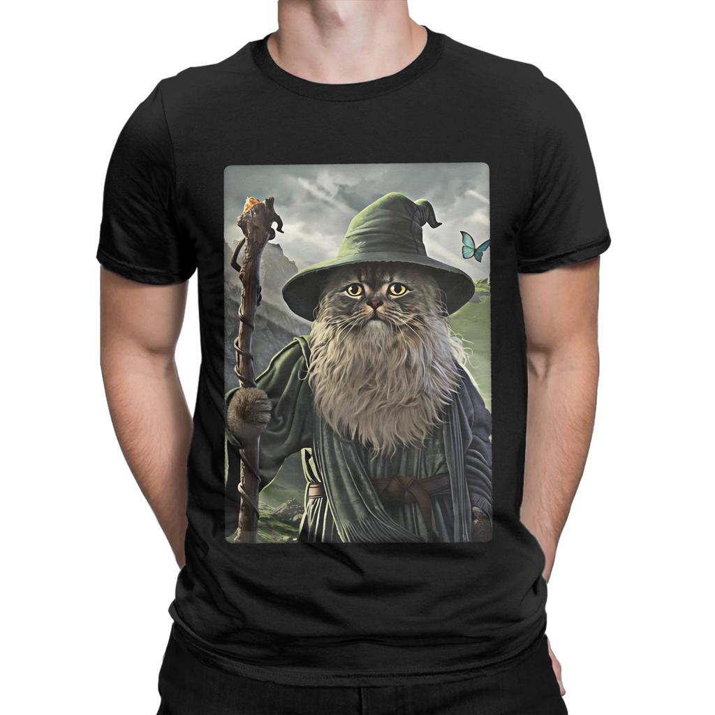 L-Lords Of The R-Rings Cotton T Shirt For Mens Beach  Vintage T-Shirts Breathable Harajuku Tees Oversized Custom DIY Tops