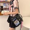 Style Solid Japanese Color Backpack Outdoor Large Capacity Transparent Itabag