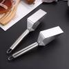 Stainless Steel Watermelon Cutter with Wooden Handle Ergonomic Triangle Fruit Slicer for Watermelon Cantaloupe Melon Apples Easy Clean Kitchen Tool