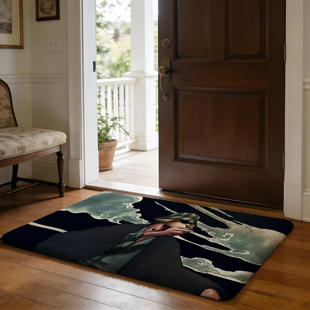 AAnime BBleach Floor Mat Soft Flannel Absorbent Mat Non-Slip Rug Home Bedroom Bathroom