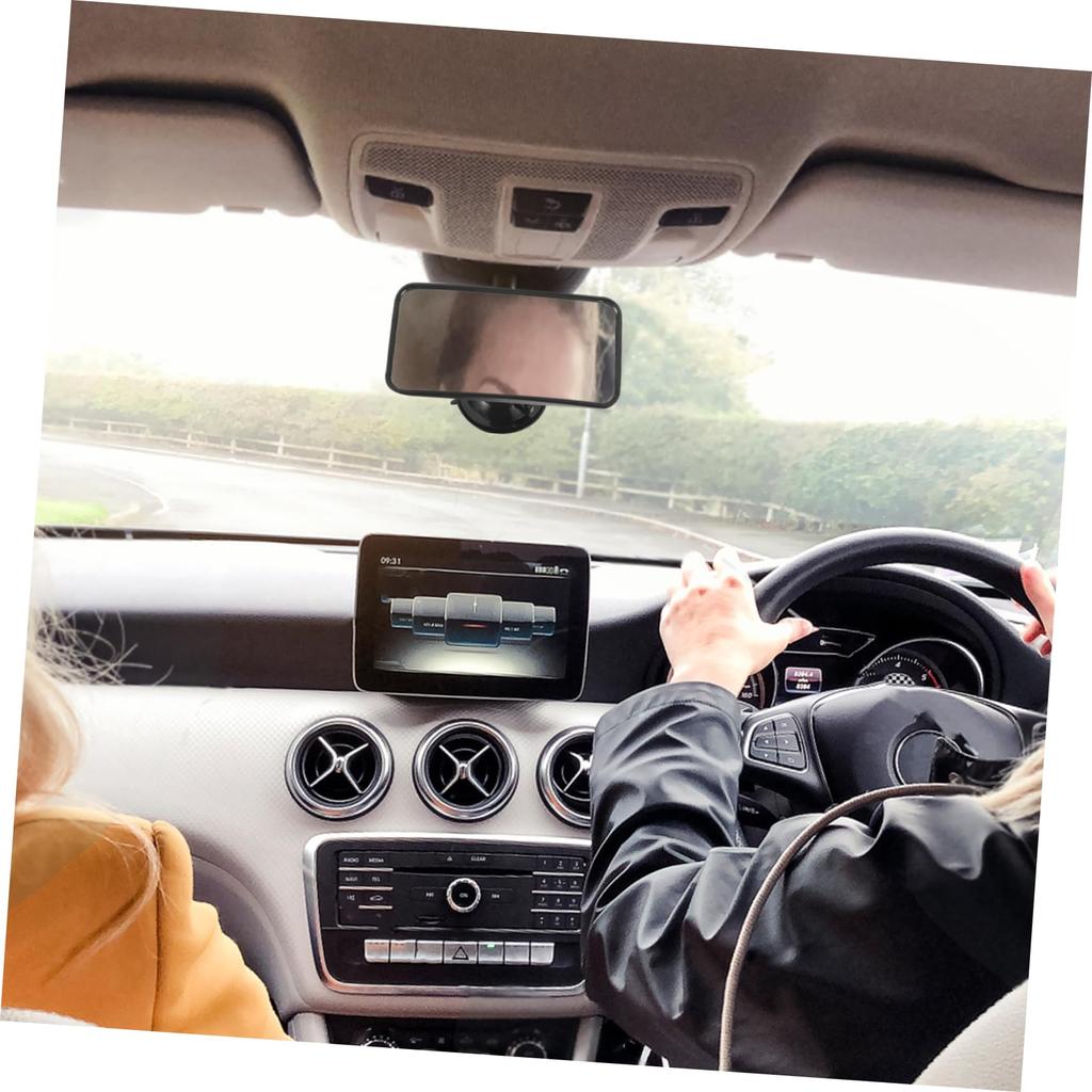 ERINGOGO Observation Mirror Inside Car Adjustable Car Rear Mirror Adjustable Suction Cup 7 Cup