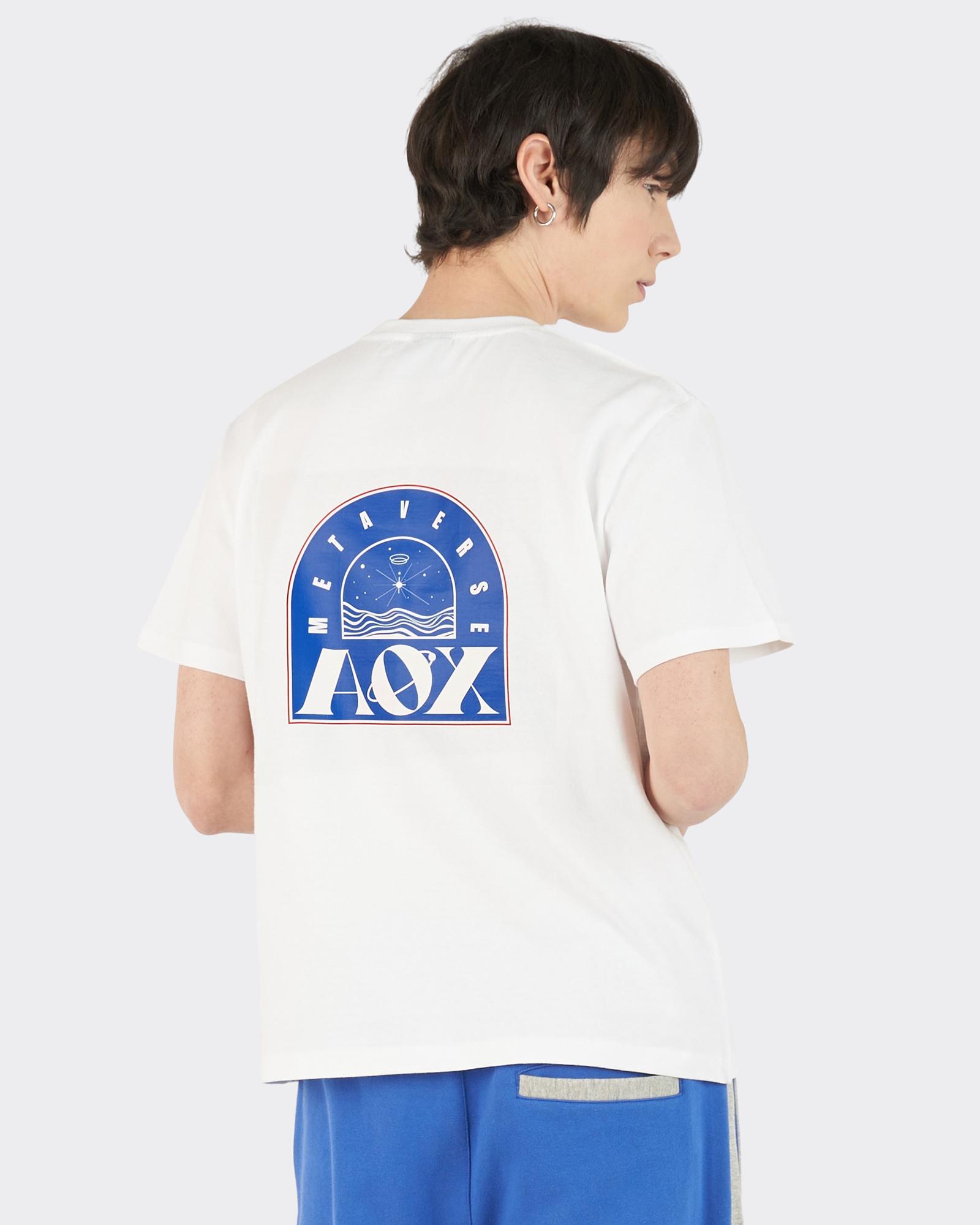 Aox Arch Metaverse Short Sleeve T-Shirts (White) White/S