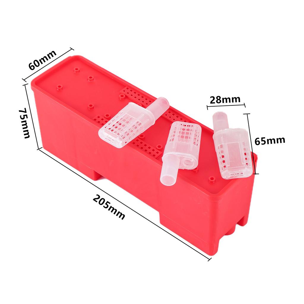 Queen Bee Transportation Cage Beekeeper Bee Rearing Incubator Bee Moving Isolator Bee Queen Protection Case Beekeeping Supplies