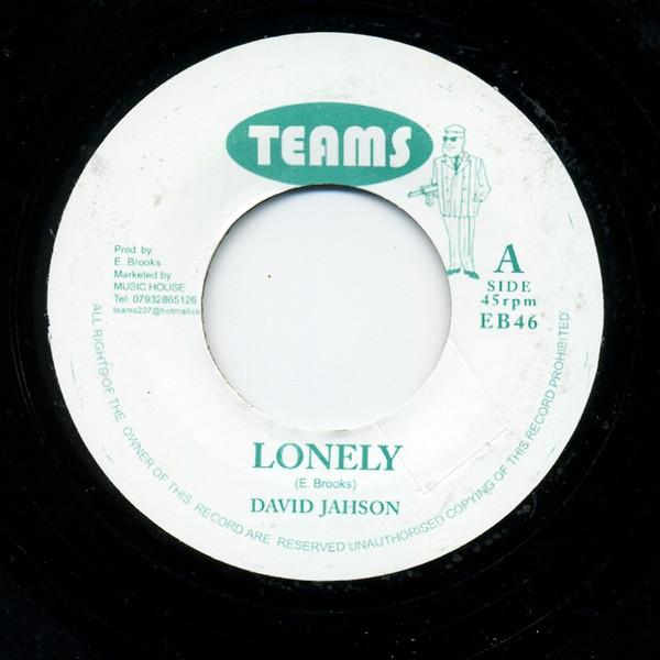 

7inch Record DAVID JAHSON - Lonely EB46 Teams UK Reggae, Ska & Dub Used