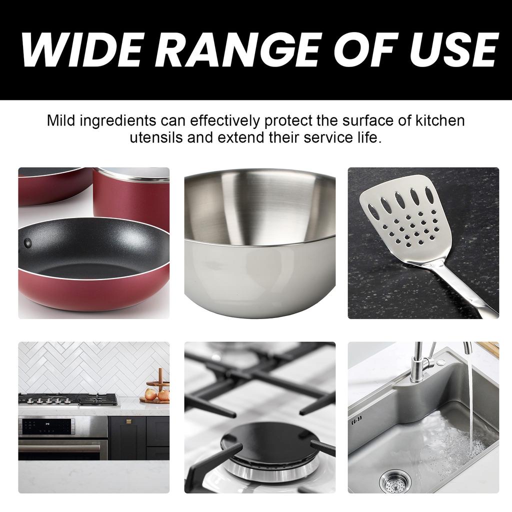 Kitchen Degreaser Cleaning Spray Cloth Oil Stain Removal Stain Remover Home Gas Stove Oven Cleaning Cooktop Surfaces Spray