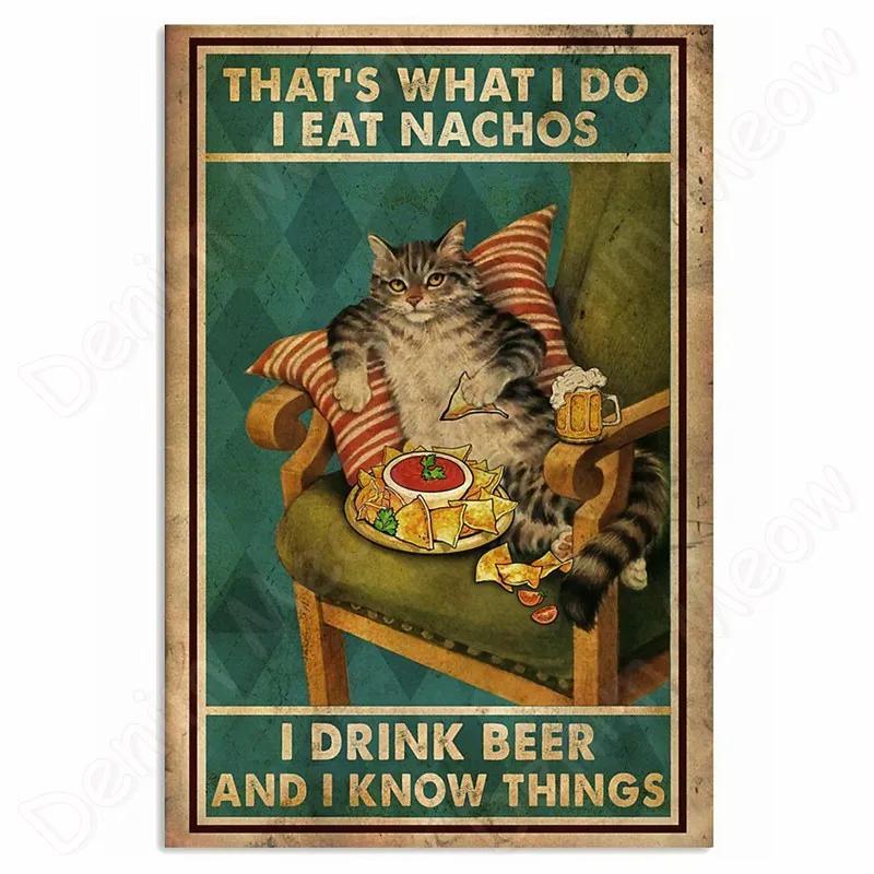 Vintage Bulldog Tin Sign for Home Wall Decor, A Woman Cannot Survive On Wine Alone, Funny Cat, Dog Metal Sign, Bar Decor