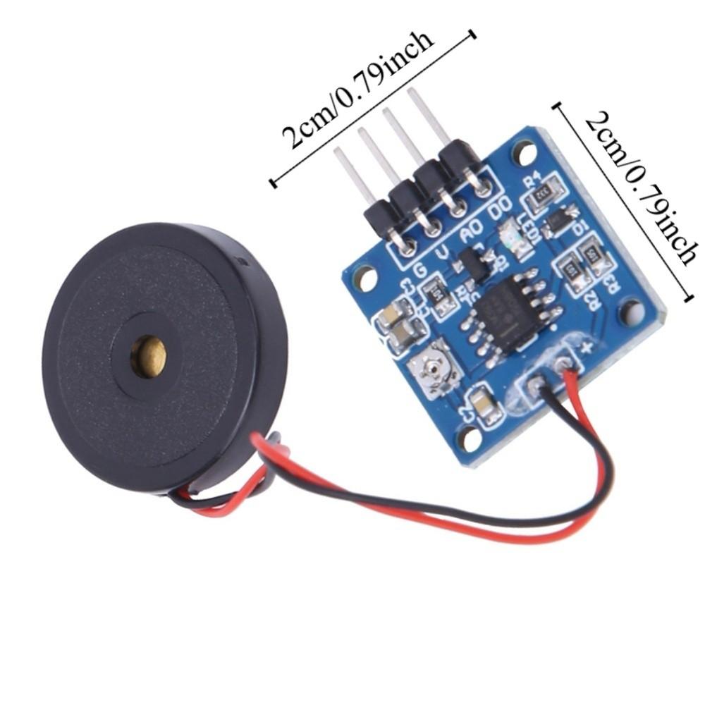 2PCS 5.0V DC Vibration Switch Sensor Module AD/DO Vibration Sensor Module  Electronic Drums