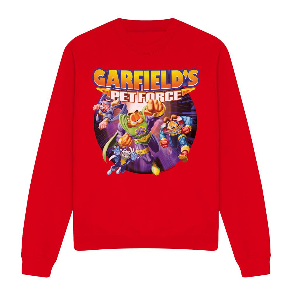 Garfield Unisex Adult Pet Force Four Sweatshirt