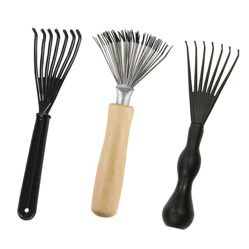 Plastic Metal Cleaning Remover Combs Hair Brush Cleaner Embedded Tool Remover Handle Tangle Hair Comb Accessories Clean Supplies
