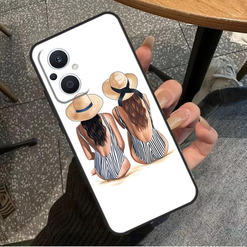 

Лучшие друзья BFF Совпадающие для OPPO Reno 10 11 12 13 14 Pro 7 8 Lite 8T 11F 12F 13F 14F OPPO Find X8 X9 X5 X6 Pro Чехол OPPO Reno13 Pro