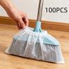 100 Pcs Disposable Non Woven Dust Mop Replacement Covers Electrostatic Adsorption No Wash Needed For Home Daily Floor Wall