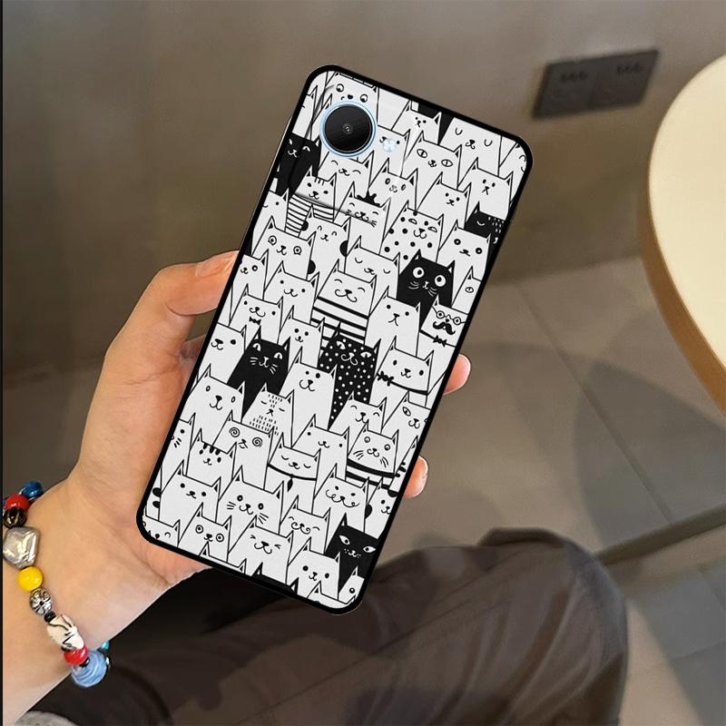 Funny Cat Collage Case For Realme C63 C61 C55 C51 C53 C25 C65 C67 C71 C75 GT6 GT7 Pro 11 12 13 14 15 Pro Plus