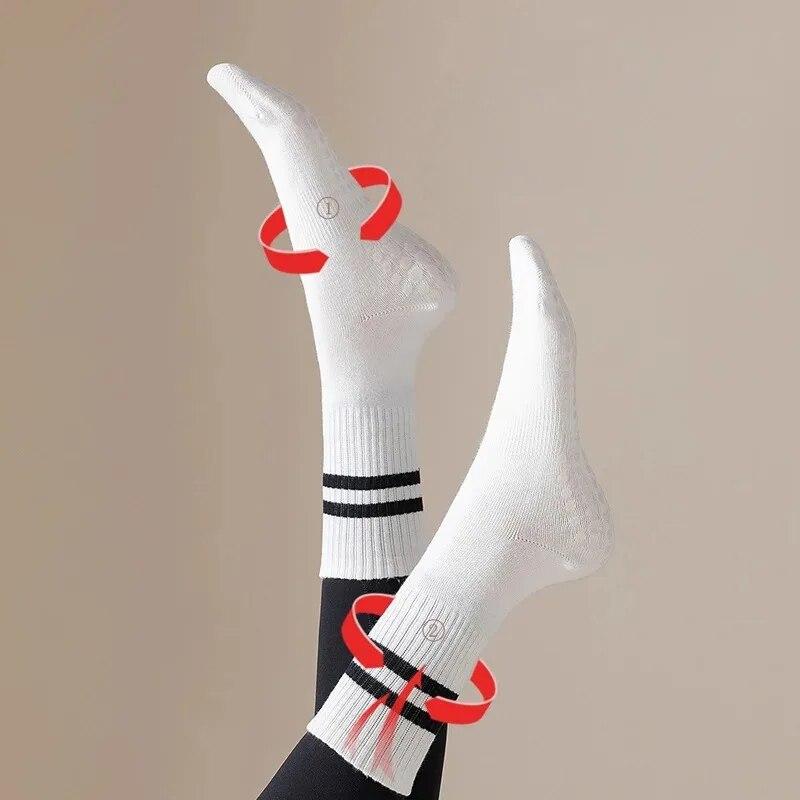 Socks Non-slip Silicone Cotton Socks Pilates Yoga Exercise Socks Indoor Fitness Socks Women's Sportswear Accessories
