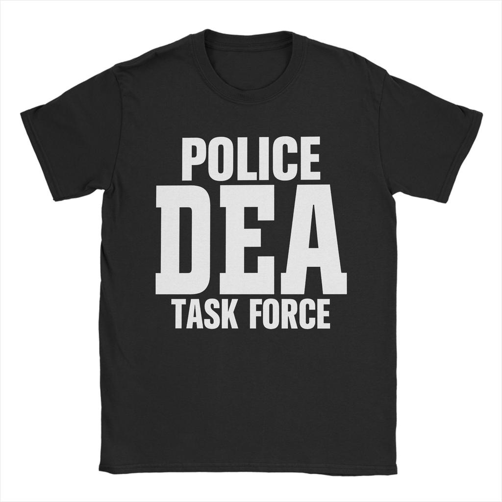 Men DEA US Federal Interdiction Agency  T Shirt  100 Cotton Clothes Leisure Short Sleeve Crew Neck Tee Shirt Gift Idea TShirts