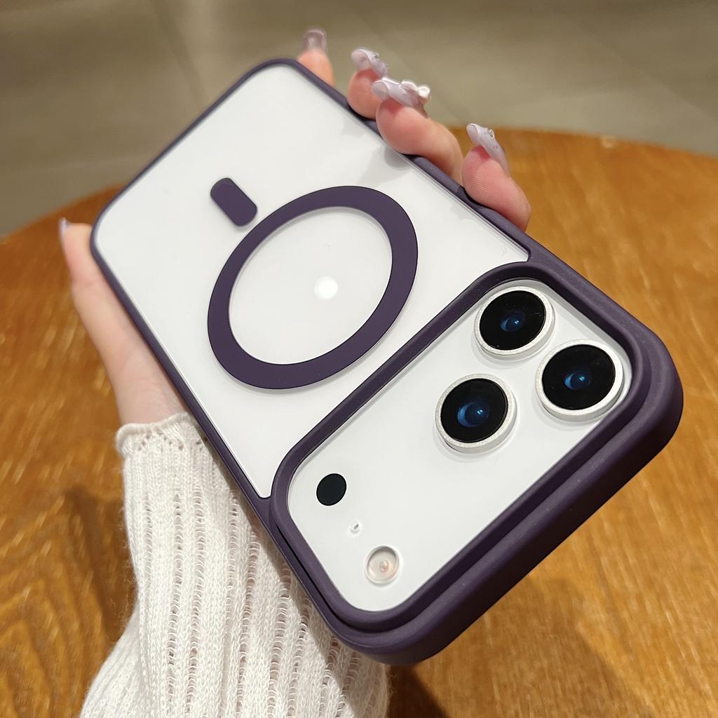 Luxury Shockproof For Magsafe Magnetic Phone Case for For Iphone 17 Air 16 15 14 Plus 13 12 Mini 11 Pro XR XS Max Clear Bumper Cover