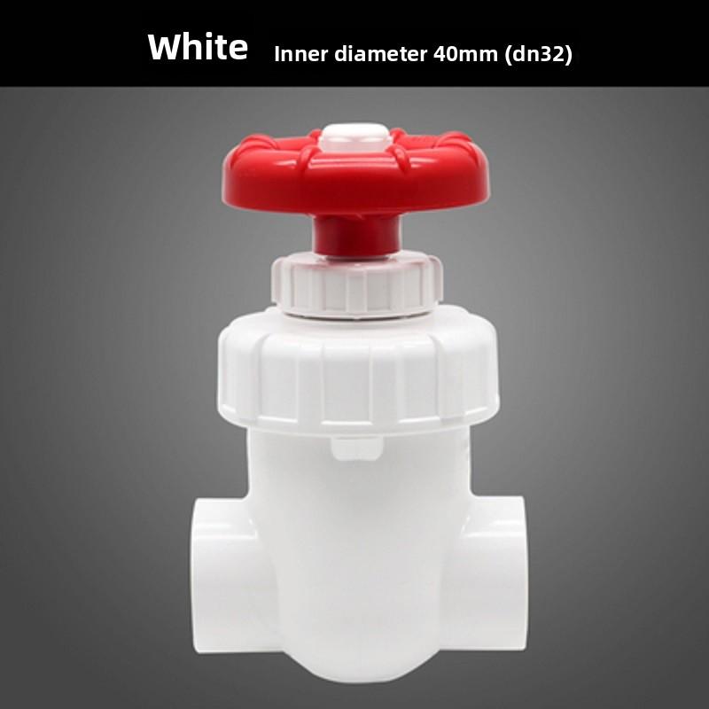 20/25/32/40/50/63mm Hi-quality UPVC Gate Valve Garden Irrigation Aquarium Accessories Precision Flow Control PVC Sluice Valve