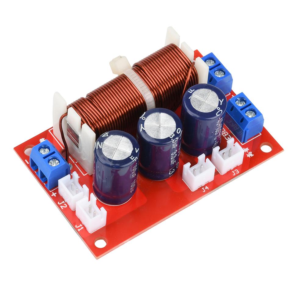 100Hz-10KHz 400W 2 Way Crossover Filters Module HiFi Speaker Modification Upgrade Board Full Range Treble Bass Electronic Kit