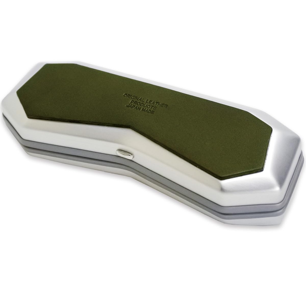 

Очки Настоящие Точиги Сделано в Маленький Предмет Подарочный Чехол, Кожа, Жесткий, Япония, Стильный, Легкий, Органайзер, (хаки)