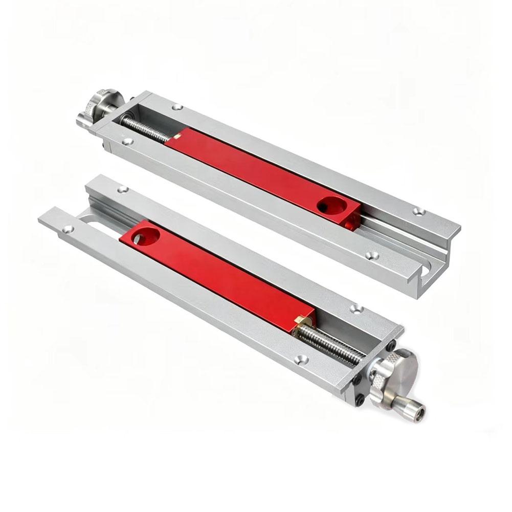 Workbench Tail Vise Clamp with for Quick Release CNC Aluminum Alloy Anodized Body 28.8cm X 6.5cm X 2.9cm Dimensions