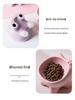 Ceramic Cat and Dog Food Bowl - Cute and Functional Pet Feeding Dish
