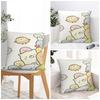 Pillow Case Cartoon S-Sumikkogurashi Soft Pillow Cover Funny Cushion Cover Graphic Pillowcases For Sofa Home Decorative