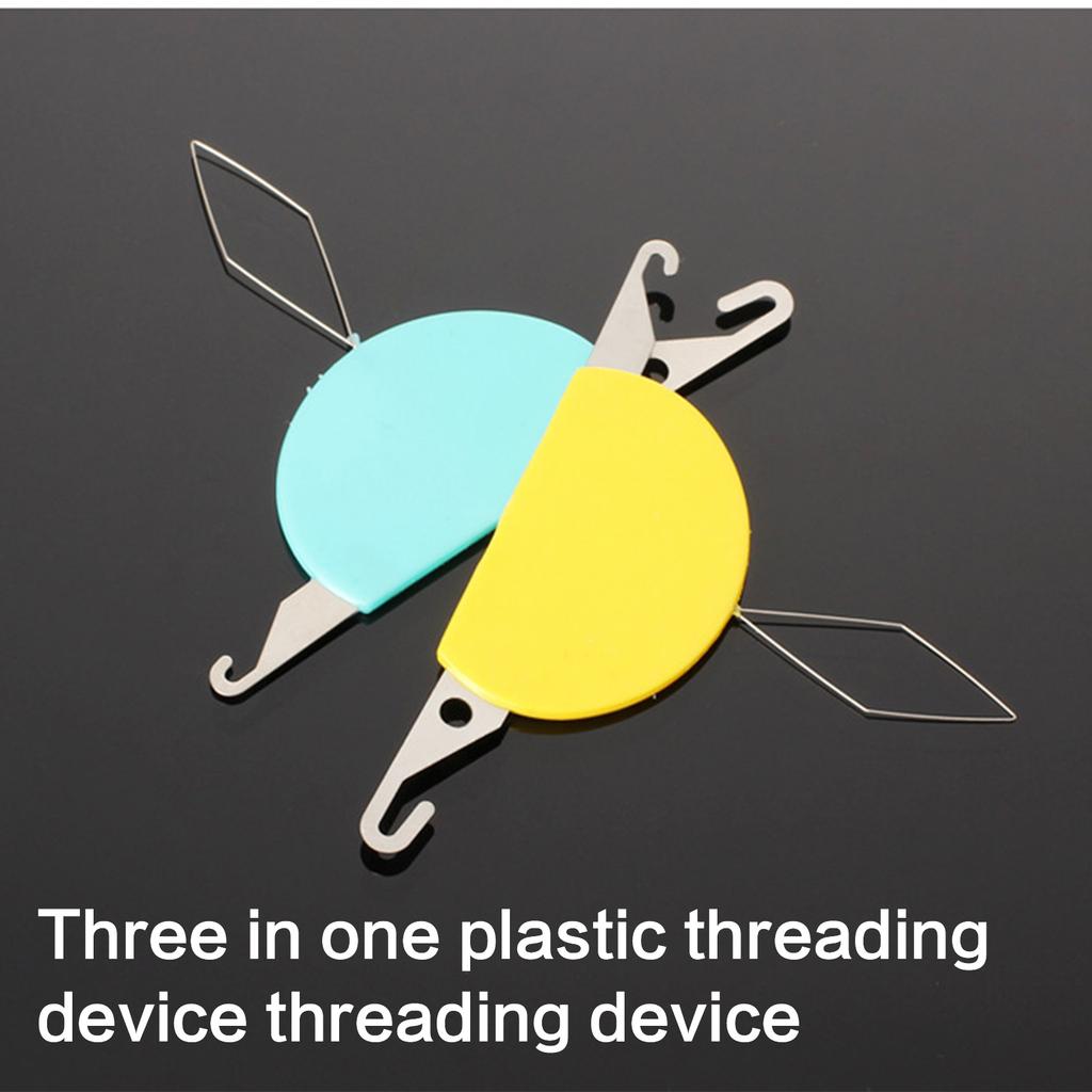 3 in 1 Nadeleinfädler Haken Nadeleinfädler Schnelles Einfädelwerkzeug Maschineneinfädelwerkzeug für Handnähen Handarbeit