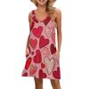 Vibrant White Flowers Green Foliage Dresses Woman Summer Elegant 3D Floral Print Sleeveless Dress Dresses
