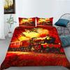 Car Series Printed Bedding Single Double Bed Full Size Pillowcase and Quilt Cover 2 or 3 Comfortable Home Decoration for Boys and Men Car Lovers Room