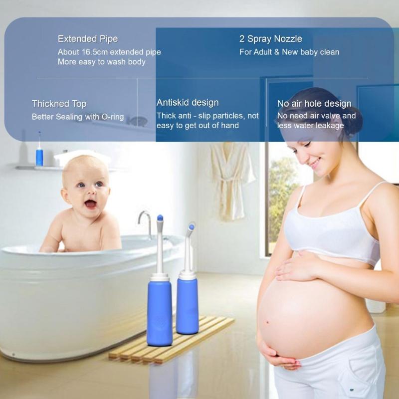 Portable Bidet Sprayer Cleaning Bidet Manual Press Cleaning Hygiene Wash Sprayer