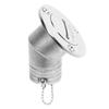 Boat Deck Filler with Key Cap Marine Stainless Steel Hardware for Yacht RV 45 Degrees 1.5in 38mm