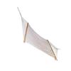 Mesh Hammock Brthable 350lb Load Bring Prevent Rollover Hand Woven Cotton Rope Hammock with Sprder Bar for Yard Patio