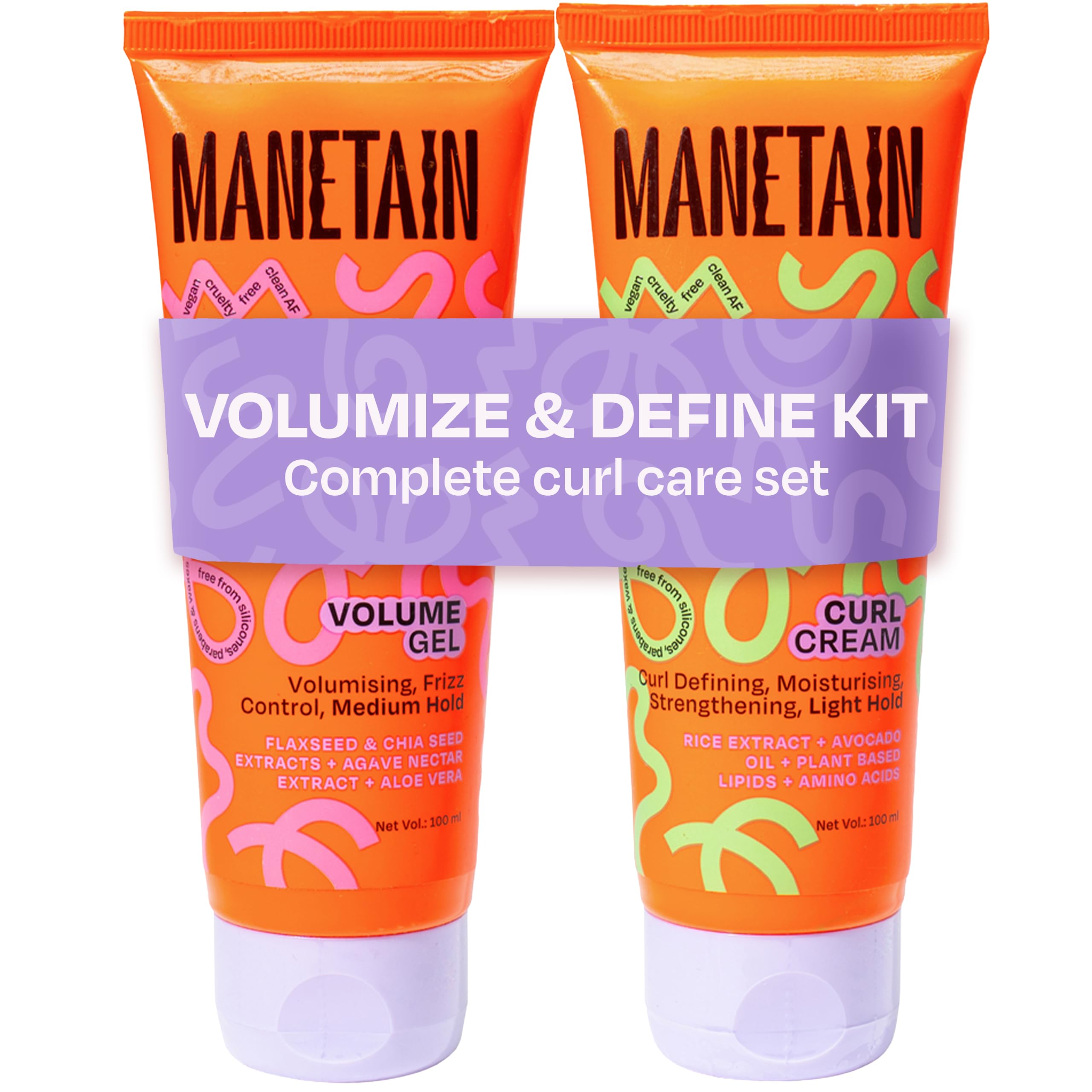 MANETAIN Volumizing Curl Cream 100ml &