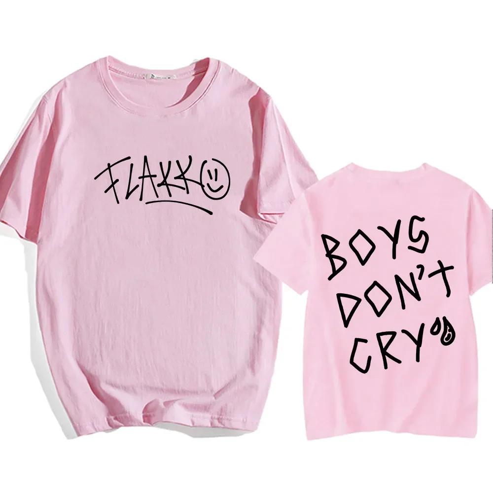 

Rels B Flakk Smile T-shirt Boys Don t Cry Letter Graphic Tee-shirt Summer Casual Men/Women Shirt Streetwear Ropa De Mujer 4XL