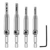 Precisions Self Centering Drill Bit Set for Woodworking and Cabinetry Hinge & Hardware Mounting, Hinge Hole Positioning