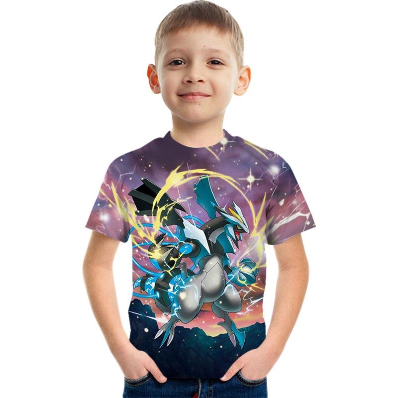 Boys and girls T-shirt cartoon round neck baby short sleeved fashionable casual summer outfit