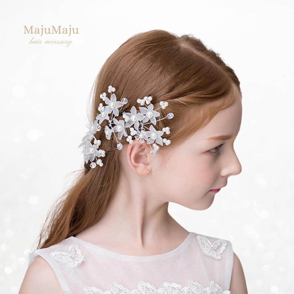 Hair Piano Recital Arranged Hair Ornament for Girls and Children [MajuMaju] Accessory, Headpiece, Handmade, (E) (PHC08)