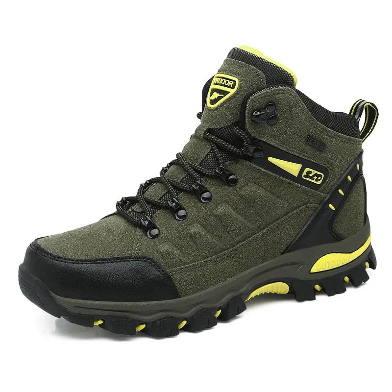 Fashion Winter Men Ankle BootsOutdoor Trekking Boots Hiking Shoes Man Mountain Climbing Treking Sneakers Wandelschoenen Botas De Hombre