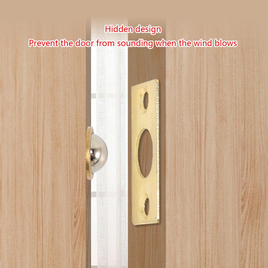 10 Pack Closet Door Ball Catch Adjustable Door Ball Catch Hardware Simple Installation for Door Cabinet Closet Kitchen