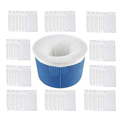 Piscinas Skimmer Basket Bag Filtro Elástico Branco Elasticidade Splitter Piscina Skimmer Net Malha Fina Bolsa