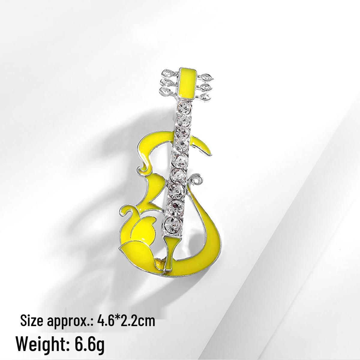 

Брошь-булавка для гитары высокого класса - Изысканный аксессуар-корсет в стиле шляпки