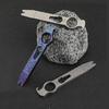 Titanium Alloy Multifunctional EDC Pry Bar Portable Bottle Opener Wrench Defense Equipment Outdoor Small Tool 4