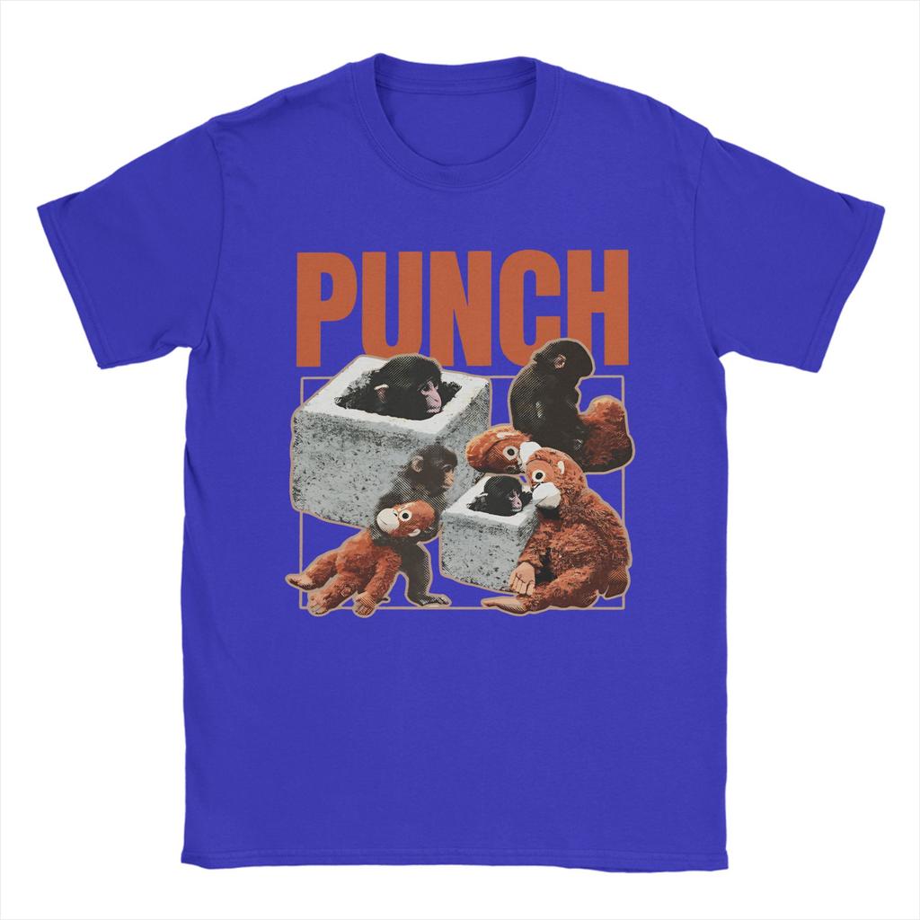 Amazing Punch Monkey Hang In There PunchKun TShirt Unisex Womens Cotton T Shirt Short Sleeve Tees Birthday Present Clothing